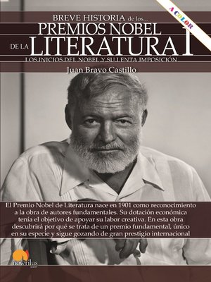 cover image of Breve historia de los Premio Nobel de Literatura, 1